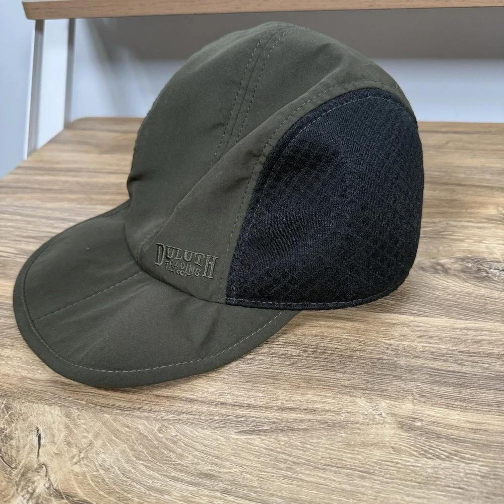Duluth Trading Company Hat Outdoor Cap Camping Hiking Mesh Olive Black XL